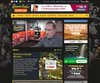 Zoomerradio.ca(Zoomer Radio AM740) Screenshot