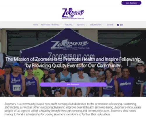 Zoomersrun.com(The Mission of Zoomers) Screenshot