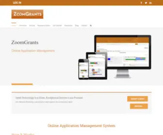 ZoomGrants.com(Online Application Management System) Screenshot