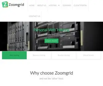 ZoomGrid.com(Zoomgrid Hosting) Screenshot