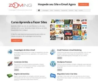 Zooming.com.br(Hospedagem Profissional de Sites e Email) Screenshot