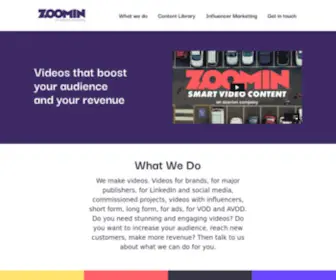 Zoomin.tv(Smart Video Content) Screenshot