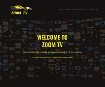 Zoomiptvs.com(ZOOM IPTV) Screenshot