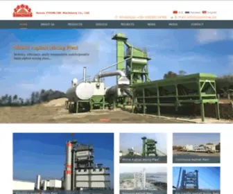 Zoomline.com.cn(Asphalt plant for sale) Screenshot