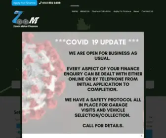 Zoommotorfinance.com(Apply For Finance Today) Screenshot