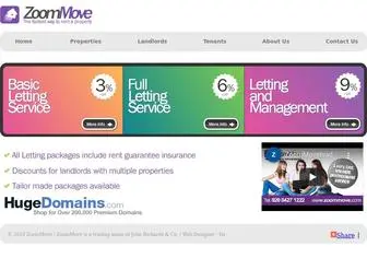 Zoommove.com(Harrow property lettings and property management) Screenshot