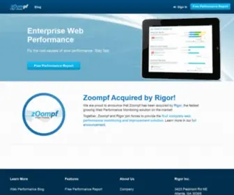 Zoompf.com(Web Performance Optimization for the Enterprise) Screenshot