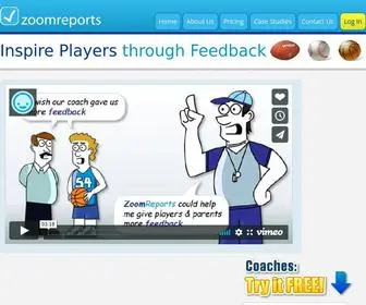 Zoomreports.com(Soccer evaluation) Screenshot