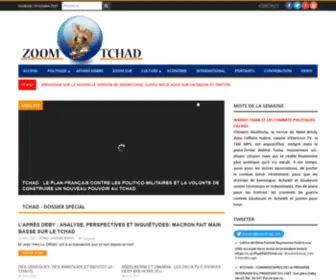 Zoomtchad.com(ZOOM TCHAD) Screenshot