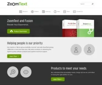 Zoomtext.com(Zoomtext) Screenshot