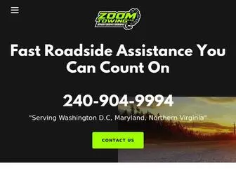 Zoomtowingmd.com(ZOOM TOWING LLC) Screenshot