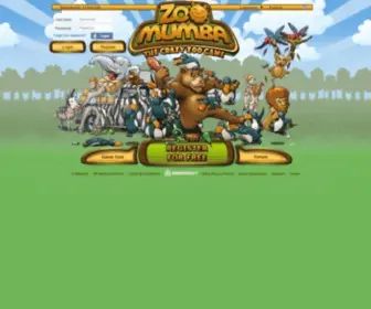 Zoomumba.com(Onlinegames voor dierenliefhebbers) Screenshot