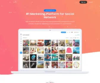 Zooo.ir(Social Marketing Tool) Screenshot