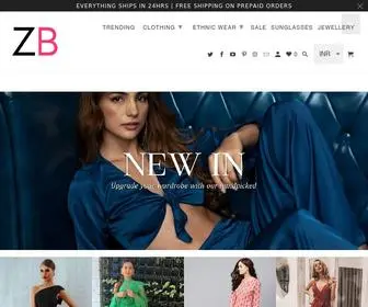 Zooomberg.com(India's Destination for Global Fashion) Screenshot