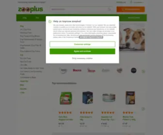 Zooplus.com(Pet Supplies) Screenshot