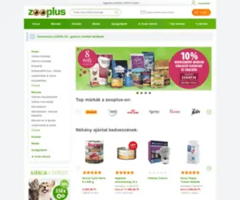 Zooplus.hu(Állateledel & állatfelszerelés webáruház szuper árakkal) Screenshot