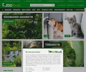 Zooprofi.eu(Ihr Spezialist für Tierbedarf & Tierfutter) Screenshot