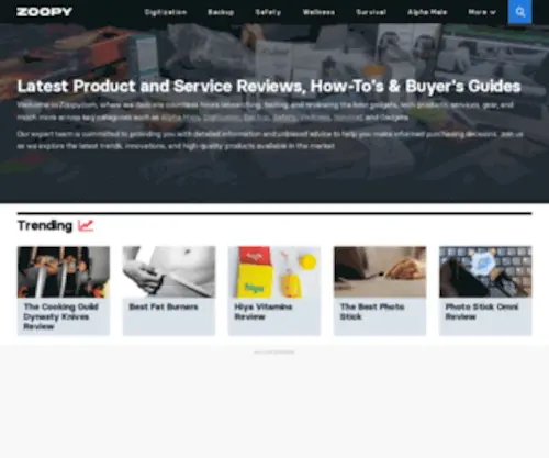 Zoopy.com(Product and Service Reviews) Screenshot