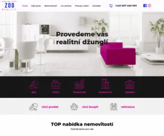 Zooreality.cz(Realitní kancelář) Screenshot