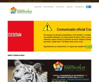 Zoosantacruz.org(Zoológico) Screenshot