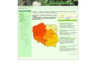 Zoosklep.com(OgĂłlnopolski Internetowy Katalog Firm Zoologicznych) Screenshot