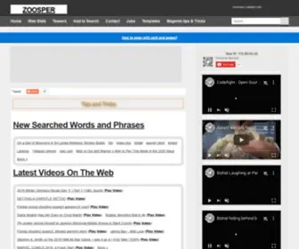 Zoosper.com(BLIND SEARCH) Screenshot