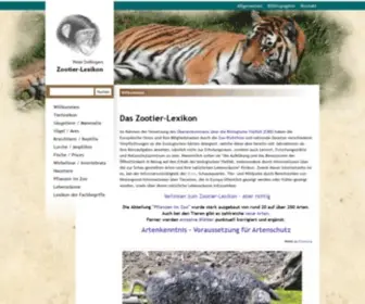 Zootier-Lexikon.org(Säugetiere) Screenshot