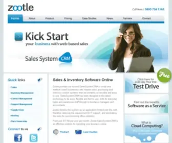 Zootle.co.uk(Online Invoicing and Inventory Software) Screenshot