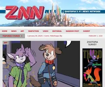 Zootopianewsnetwork.com(Zootopia's #1 News Network) Screenshot