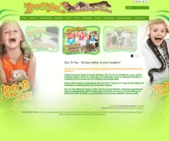 Zootoyou.ca(Animal Birthday Party) Screenshot