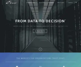 Zootsolutions.com(Zoot Enterprises) Screenshot