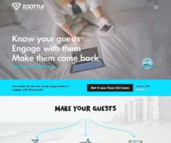 Zoottle.com(The Social WiFi for Hotels) Screenshot