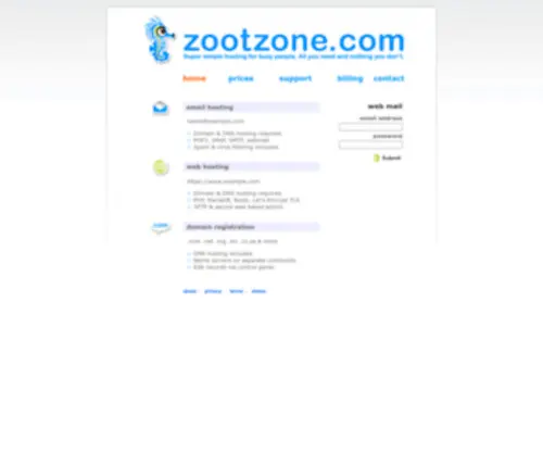 Zootzone.com(Zootzone) Screenshot