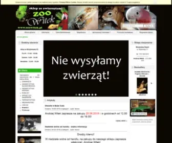 Zoowitek.pl(Zoologia, Terrarystyka, Akwarystyka) Screenshot