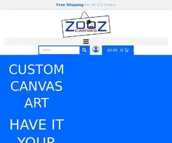 Zoozcanvas.com(And Canvas yourself) Screenshot