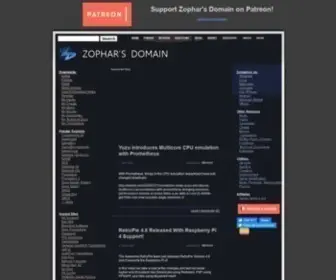 Zophar.net(Zophar's Domain) Screenshot