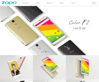 Zopomobile.cn(The Official Website of Zopo Mobiles) Screenshot