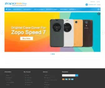 Zopomobileshop.com(Zopo Mobile Shop) Screenshot