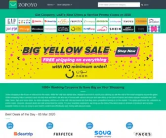 Zopoyo.com(Discount offers) Screenshot