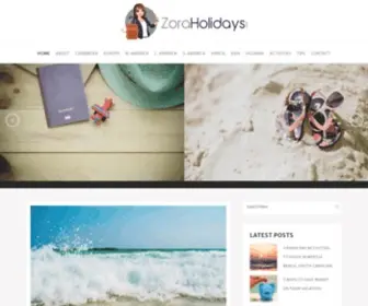 Zoraholidays.com(My travel blog) Screenshot