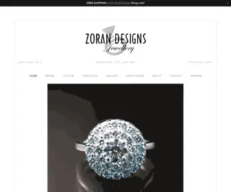 Zorandesigns.com(Zoran Designs Jewellery) Screenshot