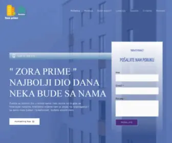 Zoraprime.com(Početna) Screenshot