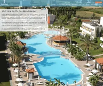 Zorbashotel-Kos.com(Hotel in Kos. Zorbas Beach Hotel Hotel Kos offers accommodation in Tigaki Kos) Screenshot