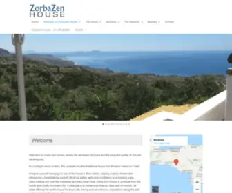 Zorbazenhouse.com(Zorba Zen House) Screenshot