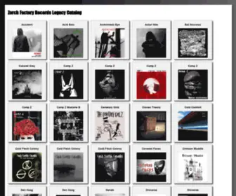 Zorchfactoryrecords.com(Zorch Factory Records Legacy Catalog) Screenshot