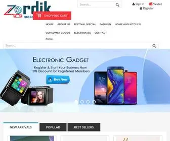 Zordik.com(Buy Men & Women Fashion Accessories Online) Screenshot