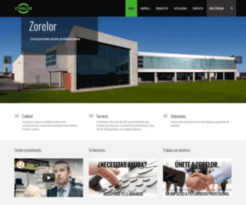 Zorelor.es(Compromiso entre profesionales) Screenshot