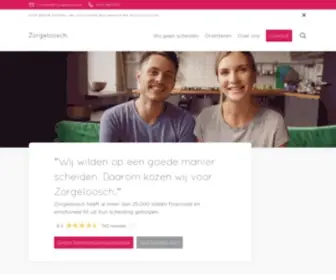 Zorgelooschscheiden.nl(Zorgeloosch Scheiden) Screenshot
