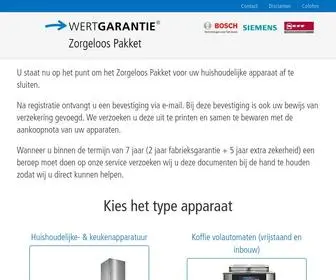 Zorgeloospakket.nl(Kies het type apparaat) Screenshot