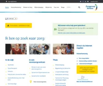 Zorggroep-Almere.nl(Zorggroep Almere) Screenshot
